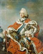 Portrait of King Frederik V of Denmark Carl Gustaf Pilo